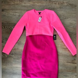 Body contour cutout mini dress.